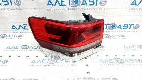 Left outer fender light for VW Atlas 24-24 LED with chrome molding