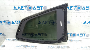 Rear left fixed glass window for VW Atlas 18-25, green tint, 1 chrome