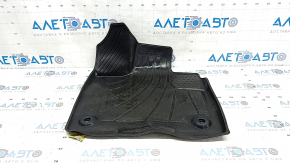 8-seater front left floor mat for Toyota Sienna 21-25, black rubber