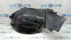 Front left rear fender liner Mercedes C-class W205 19-21 tear