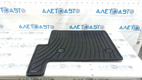 8-seater floor mat, 3rd row, rear right, Toyota Sienna 21-25, black rubber
