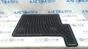 8-seater floor mat, 3rd row, rear right, Toyota Sienna 21-25, black rubber