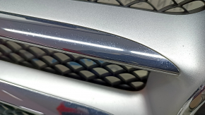 Mercedes C-class W205 15-21 radiator grille assembly without a chamber, sand, crack in enamel