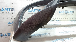 Front bumper bare Mercedes C-class W205 300/350e/350h/400 19-21 without parking sensors, graphite 992, worn