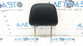 Rear left headrest, 2nd row, VW Atlas 24-25, black leather, white stitching