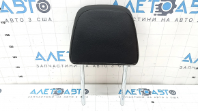 Rear right headrest, 2nd row, VW Atlas 24-25, black leather, white stitching