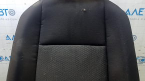 Driver's seat for a 19-21 VW Jetta without airbags, manual, black cloth, needs cleaning, wrinkled