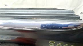 Left threshold for Mercedes C-class W205 300/350e/350h/400 15-21 with chrome molding, graphite, scratches