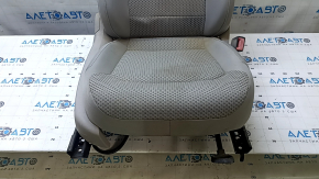 Passenger seat VW Passat b7 12-15 USA without airbag, mechanical, cloth gray