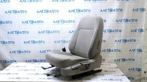 Driver's seat VW Passat b8 16-19 USA without airbag, cloth gray, mechanical, for dry cleaning