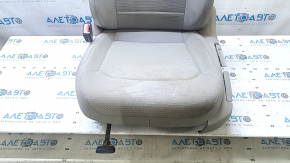 Driver's seat VW Passat b8 16-19 USA without airbag, cloth gray, mechanical, for dry cleaning
