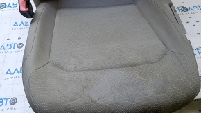 Driver's seat VW Passat b8 16-19 USA without airbag, cloth gray, mechanical, for dry cleaning