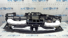 Front dashboard with AIRBAG Kia Niro 17-19 HEV, PHEV gray, without central speaker, with light sensor, scratches