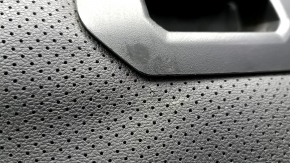 Rear row of seats left 2nd row VW Atlas 24-25 leather black white stitching, with seat belt, perforation, SE, crack