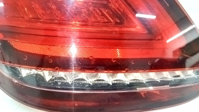 Left Mercedes C-class W205 19-21 LED headlight, water contact, peeling reflector