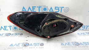 Right headlight Mercedes C-class W205 19-21 LED contact with water, reflector peeled off
