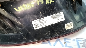 Right headlight Mercedes C-class W205 19-21 LED contact with water, reflector peeled off