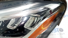 Mercedes C-Class W205 19-21 LED front left headlight assembly with seal, sand, scratches
