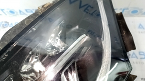 Mercedes C-Class W205 19-21 LED front left headlight assembly with seal, sand, scratches