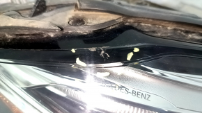 Mercedes C-class W205 19-21 LED right front headlight with seal, sand, chips, scratches