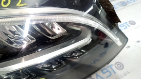 Mercedes C-class W205 19-21 LED right front headlight with seal, sand, chips, scratches