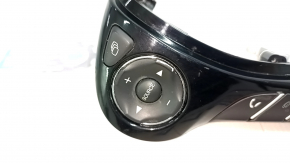 Left steering wheel control buttons for a 2013-2017 Honda Accord with a glossy trim and lower controls, worn buttons