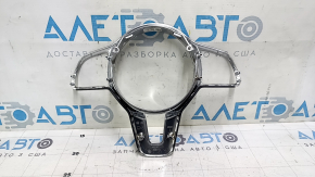 Mercedes C-Class W205 19-21 Chrome Steering Wheel Cover