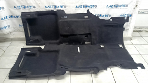 Black rear floor covering for VW Atlas 18-25 (7 seats), for cleaning