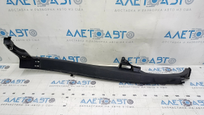 Left lower rear pillar trim for Mercedes C-class W205 15-21, black, under airbag