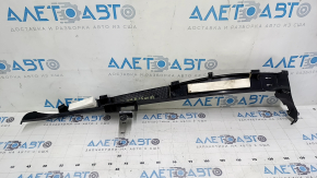 Right lower rear pillar trim for Mercedes C-class W205 15-21, black, under the airbag