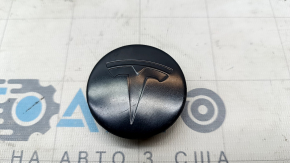 Tesla Model X 16-21 Type 2 Wheel Center Cap, Black, Scratched