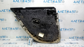 Door trim card rear right Mercedes C-class W205 19-21 dark gray leather without curtain, Burmester, dark gray leather insert, dark gray leather armrest, gray molding, contact with water, under the bla