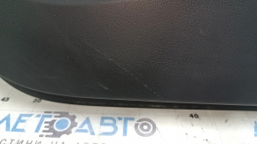 Door trim card front right Mercedes C-class W205 19-21 dark gray leather, Burmester, dark gray leather insert, dark gray leather armrest, gray molding, with handle, contact with water, under 