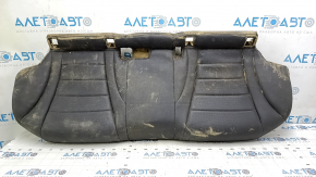Rear seat cushion, 2nd row, Mercedes C-class W205 15-21, dark gray leather, perforated, dry-cleanable