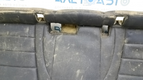 Rear seat cushion, 2nd row, Mercedes C-class W205 15-21, dark gray leather, perforated, dry-cleanable