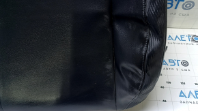 Driver's seat back upholstery for VW Beetle 12-15, black leather, heated, wrinkled