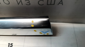 Tesla Model 3 18-20 Chrome Door Glass Molding, Left Rear, Center, Scratches