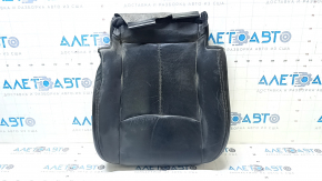 Nissan Pathfinder 13-16 driver's seat cushion upholstery, black leather, perforation, scratches, worn