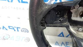 Mercedes C-class W205 15-21 bare steering wheel with paddle shifters, black leather, scratches, worn, ready for dry cleaning
