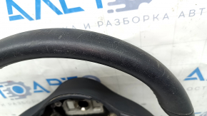 Mercedes C-class W205 15-21 bare steering wheel with paddle shifters, black leather, scratches, worn, ready for dry cleaning