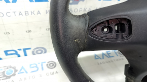 Mercedes C-class W205 15-21 bare steering wheel with paddle shifters, black leather, scratches, worn, ready for dry cleaning