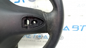 Mercedes C-class W205 15-21 bare steering wheel with paddle shifters, black leather, scratches, worn, ready for dry cleaning