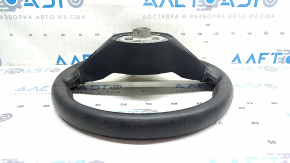 Mercedes C-class W205 15-21 bare steering wheel with paddle shifters, black leather, scratches, worn, ready for dry cleaning