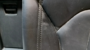 Rear seats, 2nd row, Nissan Leaf 13-12, heated, black leather, upper part, water damage