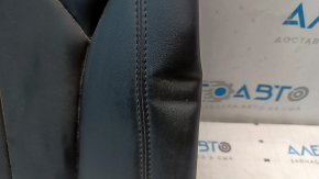 Rear seats, 2nd row, Nissan Leaf 13-12, heated, black leather, upper part, water damage