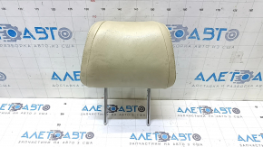 Ford Flex 13-19 passenger seat headrest, beige leather, ready to clean