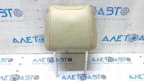 Ford Flex 13-19 passenger seat headrest, beige leather, ready to clean