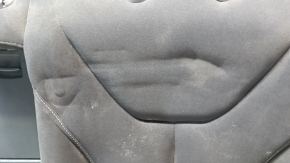 Left rear seat back for a 1996 Dodge Dart SXT, black, dry-cleanable