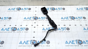 Ford C-max MK2 13-18 passenger seat belt latch, black, with sensor