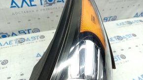 Left front headlight for Kia Niro 17-19 HEV, PHEV xenon, polished, web-like